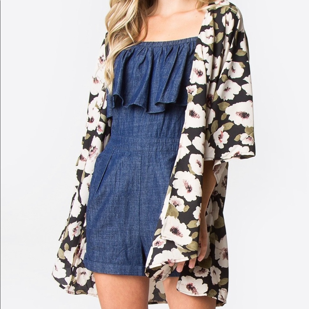 🌵Floral kimono jacket